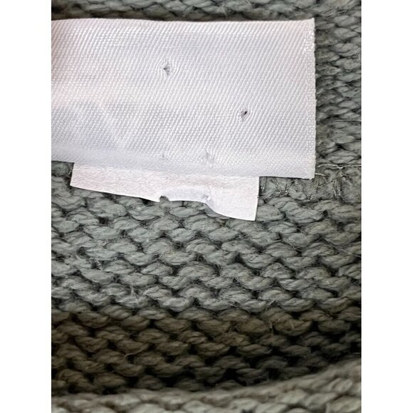 Basic Editions Sweater Men 2X Green Crew Snowflake Winter Neutral Retro Y2K 80s - Picture 11 of 12